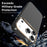 For iPhone 18 Pro Case Compatible with MagSafe Carbon Fiber Texture Shockproof Leather TPU PC Protective Cover - Black - 6