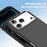 For iPhone 18 Pro Case Compatible with MagSafe Carbon Fiber Texture Shockproof Leather TPU PC Protective Cover - Black - 7