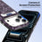 For iPhone 18 Pro Magnetic Case Aramid Fiber Texture Leather Phone Back Cover with Card Holder - Purple - 3