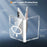 2Pcs for Samsung Galaxy Z Fold8 Ultra Magnetic Case Shockproof Acrylic Clear Cover with Tempered Glass Screen Protector - Transparent - 4