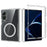 2Pcs for Samsung Galaxy Z Fold8 Magnetic Case Shockproof Acrylic Clear Cover with Tempered Glass Screen Protector - Transparent - 1