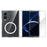 2Pcs for Samsung Galaxy Z Fold8 Magnetic Case Shockproof Acrylic Clear Cover with Tempered Glass Screen Protector - Transparent - 2