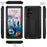 R-JUST For Samsung Galaxy S23 Ultra Slide Camera Lid PC+Silicone+Metal Phone Anti-drop Case Hidden Kickstand Back Cover with Tempered Glass Screen Protector - Black - 7