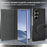 For Samsung Galaxy Z Fold7 5G Case Rotating Magnetic Kickstand PU Leather + PC Foldable Phone Cover - Black - 6