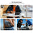 XUNDD for Samsung Galaxy Z Fold8 Case Magnetic Rotatable Kickstand 1.8mm Thick PC + TPU Shockproof Phone Cover - Black - 2