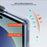 XUNDD for Samsung Galaxy Z Fold8 Ultra Case Magnetic Rotatable Kickstand 1.8mm Thick PC + TPU Shockproof Phone Cover - Black - 5