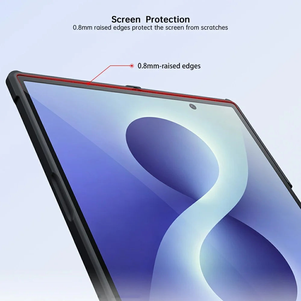 XUNDD for Samsung Galaxy Z Fold8 Case Magnetic Rotating Kickstand PC + TPU Folding Hinge Shockproof Phone Cover - Black - 4