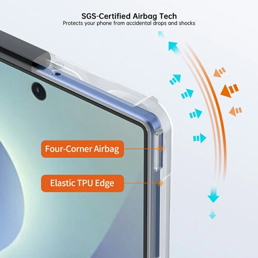 For Samsung Galaxy Z Fold8 Ultra Magnetic Case TPU + PC Folding Hinge Shockproof Phone Cover - Black - 2