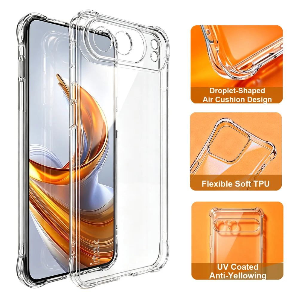 IMAK for ZTE nubia Air Pro 5G Case TPU Phone Cover Airbag Shockproof Protection - Transparent - 2