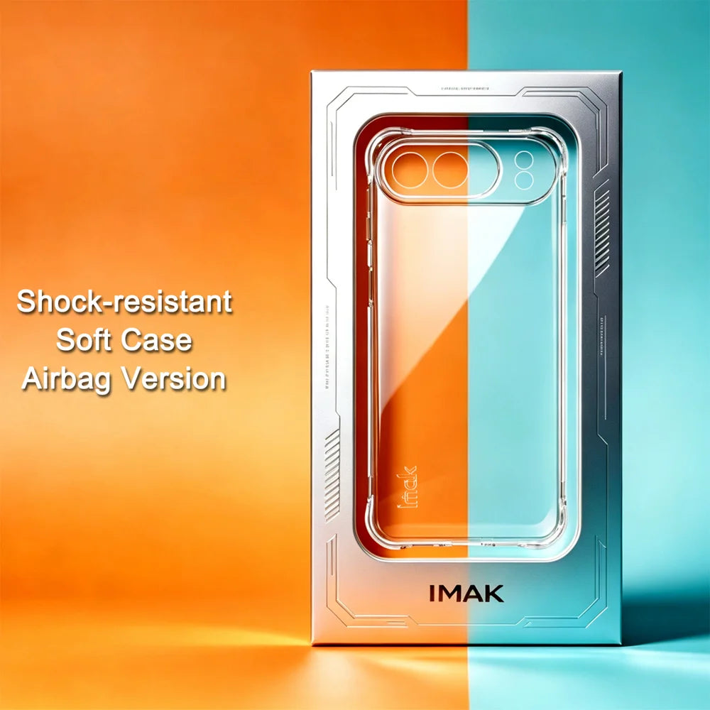 IMAK for ZTE nubia Air Pro 5G Case TPU Phone Cover Airbag Shockproof Protection - Transparent - 3