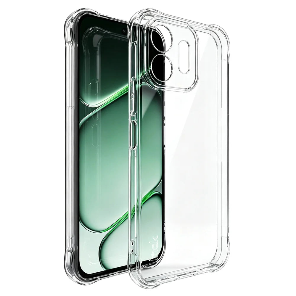 IMAK for OnePlus N6 4G Case TPU Phone Cover Airbag Shockproof Protection - Transparent - 1