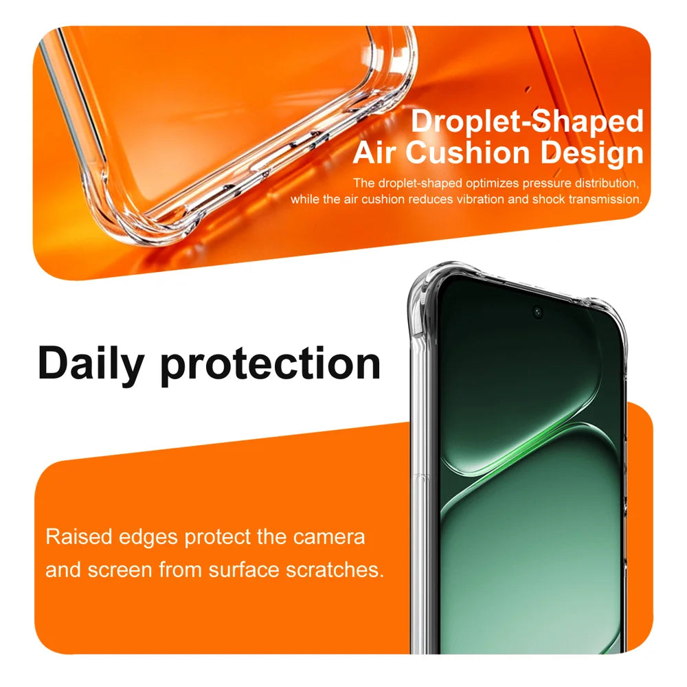 IMAK for OnePlus N6 4G Case TPU Phone Cover Airbag Shockproof Protection - Transparent - 7