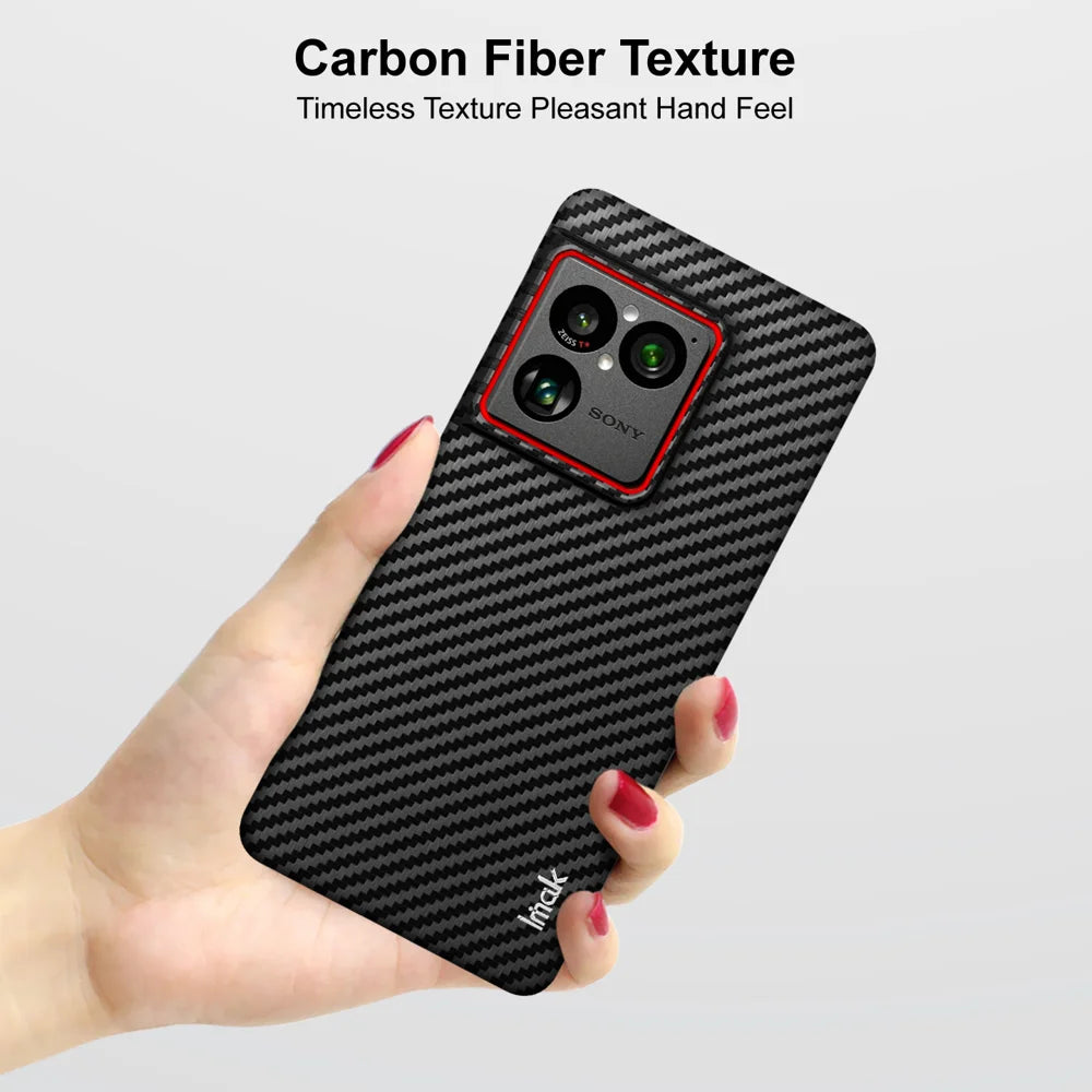 IMAK for Sony Xperia 1 VIII Ruiyi Series Case Carbon Fiber Texture Leather + PC Protective Cover - As Shown - 5