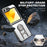 For Samsung Galaxy Z Flip6 5G Case with Slide Camera Cover Kickstand PC + TPU Protective Phone Shell - Silver - 2