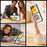 For Samsung Galaxy Z Flip6 5G Case with Slide Camera Cover Kickstand PC + TPU Protective Phone Shell - Silver - 3