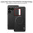 IMAK for Sony Xperia 1 VIII Ruiyi Series Magnetic Case Carbon Fiber Texture Leather + PC Phone Cover - As Shown - 7