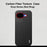 IMAK for Google Pixel 10a Ruiyi Series Case Carbon Fiber Texture Leather + PC Protective Cover - As Shown - 3
