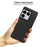 IMAK for Sony Xperia 1 VIII Ruiyi Series Case Fabric Texture Leather + PC Phone Back Cover - Black - 6