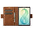LC.IMEEKE For Samsung Galaxy Z Fold8 Leather Case RFID Blocking Card Slots Phone Cover - Brown - 2