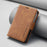 LC.IMEEKE For Samsung Galaxy Z Fold8 Leather Case RFID Blocking Card Slots Phone Cover - Brown - 6