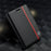 LC.IMEEKE Wallet Case for Samsung Galaxy Z Fold8 Carbon Fiber Texture Leather Phone Cover - Vertical Stripe - 4
