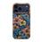 DENIOR for iPhone 18 Pro Max / 17 Pro Max Magnetic Case Retro Aesthetic Design Cork + Leather + TPU Shockproof Phone Cover - Blue - 2