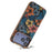 DENIOR for iPhone 18 Pro Max / 17 Pro Max Magnetic Case Retro Aesthetic Design Cork + Leather + TPU Shockproof Phone Cover - Blue - 3