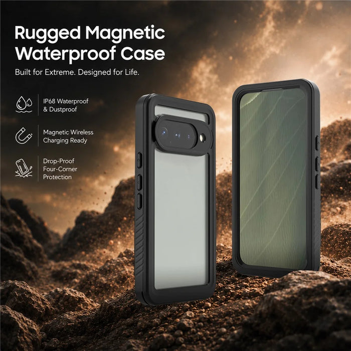 REDPEPPER FS Series For Google Pixel 11 Waterproof Case IP68 Shockproof Phone Cover - Black - 6