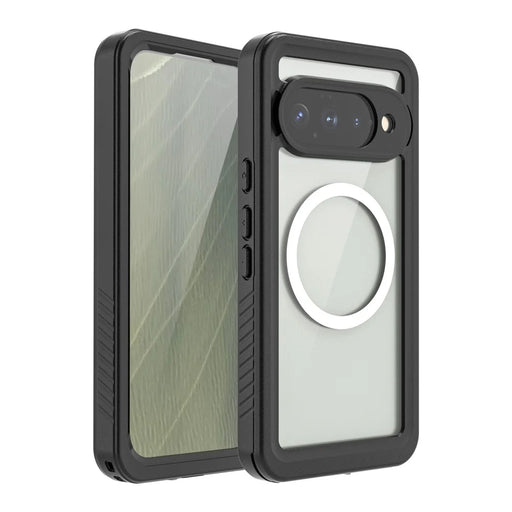 REDPEPPER FS Series For Google Pixel 11 IPX8 Waterproof Case PC TPU PET Clear Magnetic Phone Cover - Black - 2