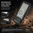 REDPEPPER FS Series For Google Pixel 11 IPX8 Waterproof Case PC TPU PET Clear Magnetic Phone Cover - Black - 5