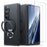 TORRAS for Samsung Galaxy Z Fold8 Case with 2Pcs Tempered Glass Film Magnetic Rotating Kickstand PC + TPU Phone Cover - Black - 1