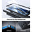 TORRAS for Samsung Galaxy Z Fold8 Case with 2Pcs Tempered Glass Film Magnetic Rotating Kickstand PC + TPU Phone Cover - Black - 5