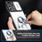 For Samsung Galaxy S24+ / Galaxy S25+ Case with Slide Camera Cover Kickstand PC + TPU Protective Phone Shell - Silver - 7