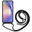 For Samsung Galaxy A34 5G Case TPU Soft Shockproof Phone Cover with Adjustable Lanyard - Black - 2