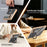 For Samsung Galaxy Z Fold8 Case Magnetic Rotating Kickstand Aramid Fiber Texture Leather + PC Phone Cover with HD Screen Protector - Black - 4