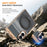 For Samsung Galaxy Z Fold8 Case Magnetic Rotating Kickstand Aramid Fiber Texture Leather + PC Phone Cover with HD Screen Protector - Black - 7