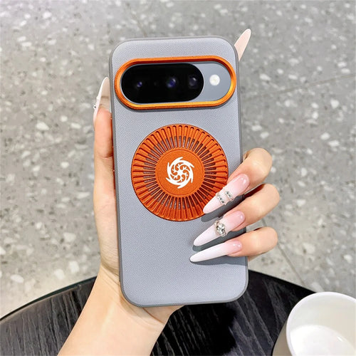 For Google Pixel 11 Magnetic Case Graphene Heat Dissipation TPU Shockproof Phone Cover - Grey - 1