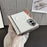 For Samsung Galaxy Z Fold8 Magnetic Case Litchi Texture PU Leather + PC Electroplated Shockproof Phone Cover - Grey - 6