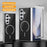 For Samsung Galaxy Z Fold7 5G Magnetic Case PC + Glass Back Shockproof Anti-Fingerprint Phone Cover with Screen Protector - Black - 2
