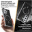 For Samsung Galaxy Z Fold7 5G Magnetic Case PC + Glass Back Shockproof Anti-Fingerprint Phone Cover with Screen Protector - Black - 3