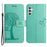 For Samsung Galaxy A34 5G Imprinted Owl Tree Pattern Stand Wallet Case PU Leather Full Protection Phone Cover - Green - 1