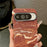 For Google Pixel 11 Pro XL Magnetic Case Water Transfer Printing Wave Pattern Shockproof PC Phone Cover - Orange - 5