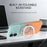 For iPhone 17 Magnetic Case Rotary Kickstand Gradient Color PC + TPU Phone Cover - Orange - 3