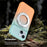For iPhone 13  /  14 Magnetic Case Rotary Kickstand Gradient Color PC + TPU Phone Cover - Orange - 6