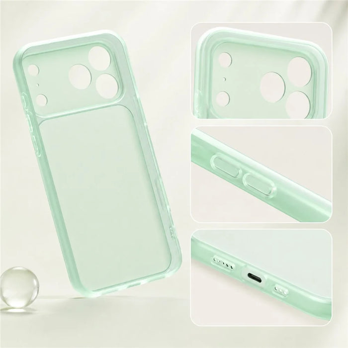 For iPhone 17 Pro Case Dual-Layer PC + TPU Shockproof Phone Cover - Green - 4