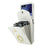 For Samsung Galaxy Z Flip8 Case RFID Blocking PU Leather + TPU Phone Cover with Shoulder Strap - White - 2