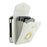 For Samsung Galaxy Z Flip8 Case RFID Blocking PU Leather + TPU Phone Cover with Shoulder Strap - White - 3