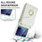 For Samsung Galaxy Z Flip8 Case RFID Blocking PU Leather + TPU Phone Cover with Shoulder Strap - White - 6