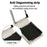 For Samsung Galaxy Z Flip8 Case Litchi Texture PU Leather + TPU Phone Cover with Shoulder Strap - White - 5