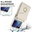 For Samsung Galaxy Z Flip8 Case Litchi Texture PU Leather + TPU Phone Cover with Shoulder Strap - White - 6